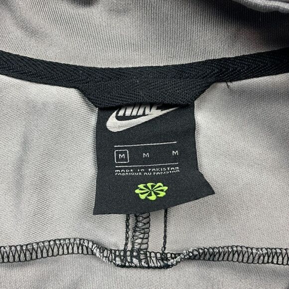 Nike Jacket Mens Medium Gray Washed Zip Sportwear Pockets - Picture 6 of 13